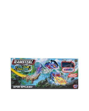 Pista Lanzador Spiral Splash con Carro Teamsterz