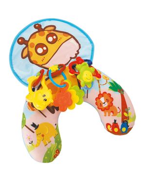 Cojín Infantil Media Luna con Sonajeros Toy Logic