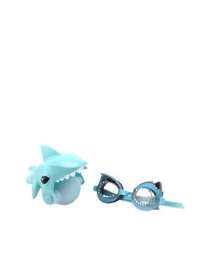 Set de Lanzador y Gafas Acuáticas Diseño Tiburón Aqua Trendz