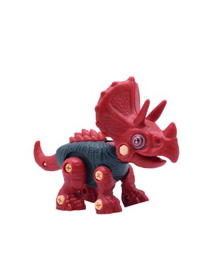 Dinosaurio Triceratop para Armar y Desarmar con Taladro Toy Logic
