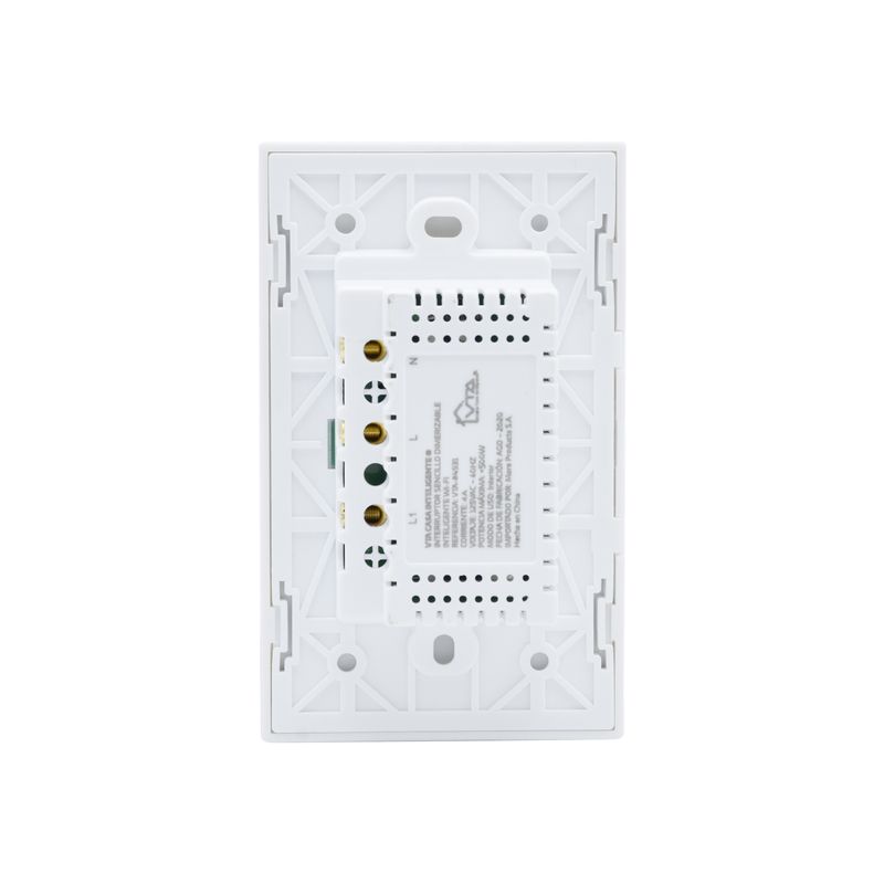 Interruptor Inteligente Sencillo VTA+ Connect IOT Smart Home Wi-Fi