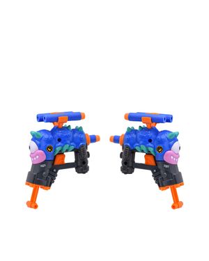 Set Monstruo 2 Lanzadores 6 Dardos Espuma Fast Shots
