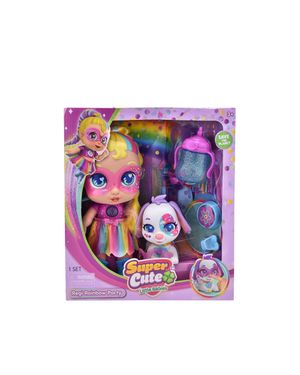 Muñeca Super Cute Fiesta Arcoiris