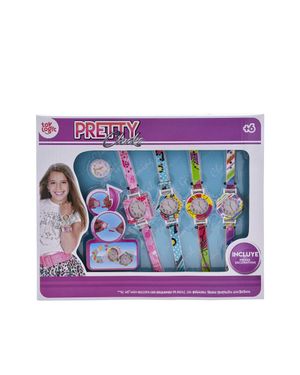 Set Fashion Relojes y Manillas Toy Logic