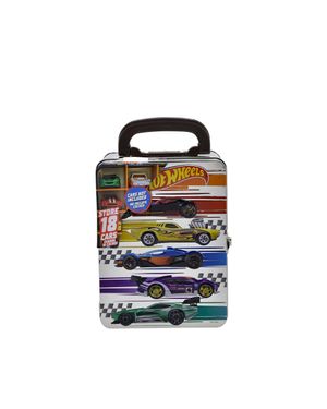 Organizador Metálico para 18 Carros Hot Wheels Gris