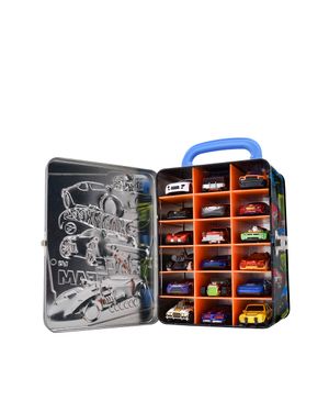 Organizador Metálico para 18 Carros Hot Wheels Negro