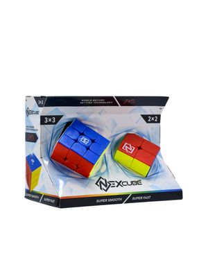 Kit 2 cubos Clásicos NEXcube 3x3 + 2x2