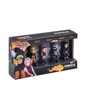 Minix Set de 4 Figuras Coleccionables Naruto