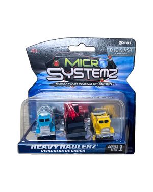 Pack x 3 Carros Heavy Haulerz Micro Systemz