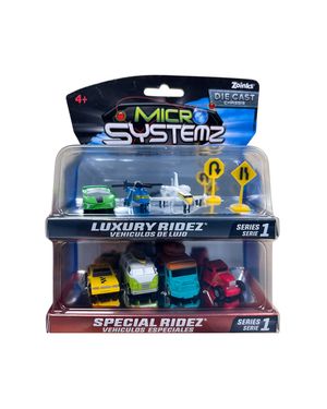 Pack x 7 Carros Luxury & Special Ridez Micro Systemz