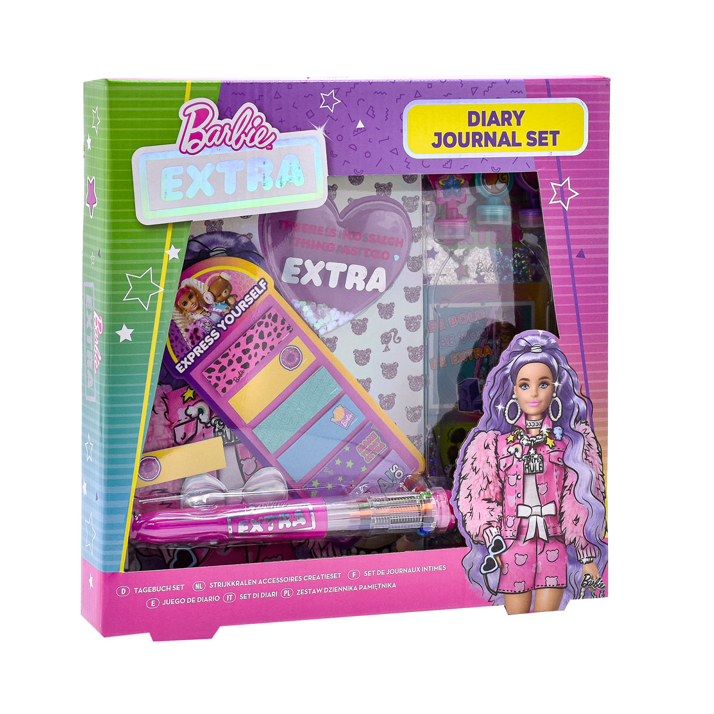 Accesorios de Barbie para niños en edad preescolar, tema escolar, mi