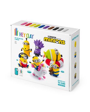 Masa Moldeable Hey Clay Set de Plastilina Minions x 15 Envases
