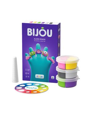 Masa Moldeable Hey Clay Set de Anillos Alienígenas x 3 Envases