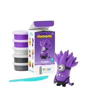 Masa Moldeable Hey Clay Set de Plastilina Minions Evil x 5 Envases