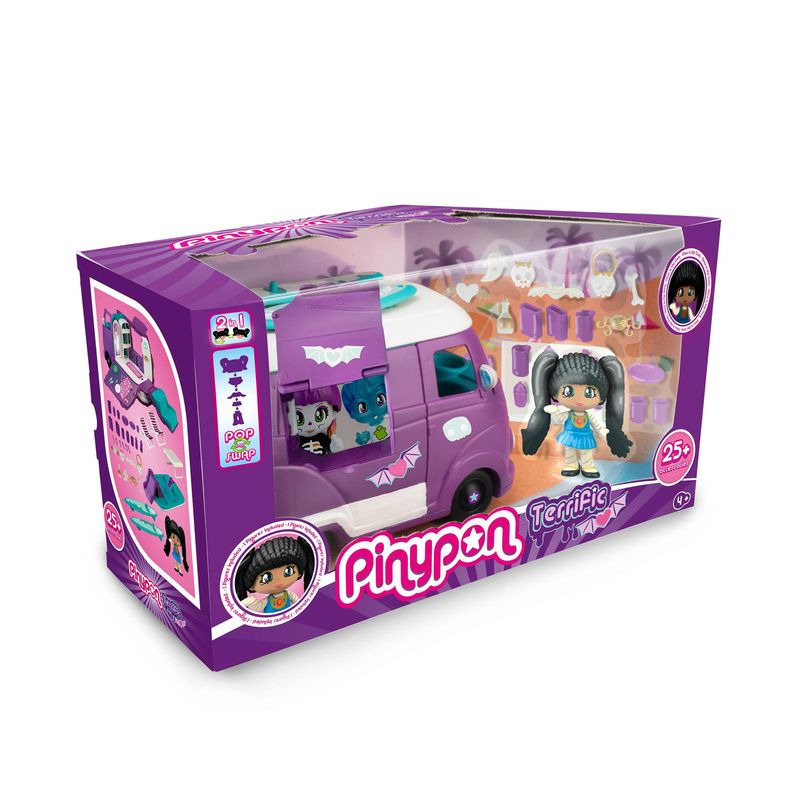 Pinypon Playset Terrific Van Caravana Transformable con Accesorios Tienda Online Toy Logic