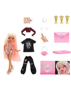 Muñeca Bratz x Karol G Collector con 3 Outfits y Accesorios
