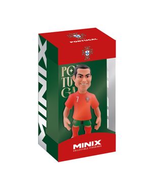 Minix Figura Coleccionable Futbolista Cristiano Ronaldo Portugal 12 cms