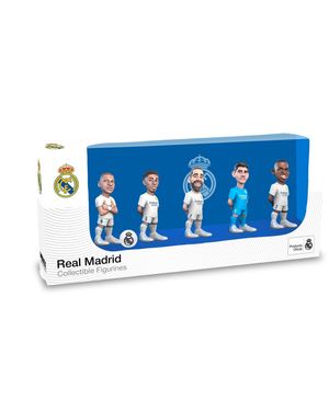 Minix Figura Coleccionable Pack 5 Real Madrid 12 cms
