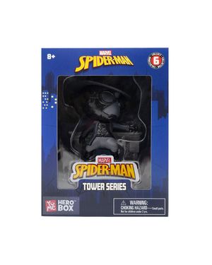 Figura Coleccionable Spider Man Negro Noir Tower Series 10 cms