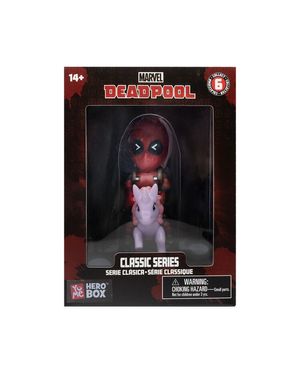 Figura Coleccionable Deadpool Montado en Unicornio Marvel 10 cm