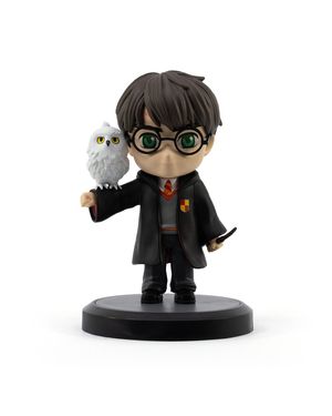 Figura Coleccionable Harry Potter con Hedwig Lechuza 10 cm