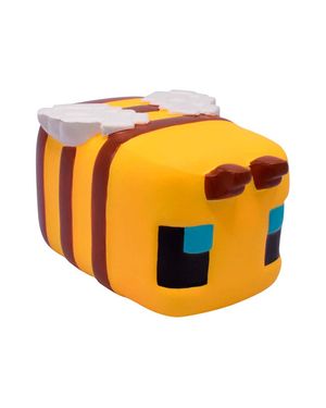 Muñeco Squishy Minecraft Abeja Mega 20 cm Suave Antiestrés Coleccionable