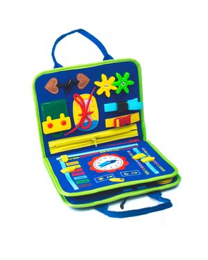Libro Sensorial Montessori en Felpa para Bebés
