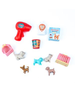Carterita Infantil Veterinaria Set de Mascotas 19 Piezas