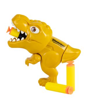 Lanzador de Dardos Infantil en Forma de Dinosaurio Color Café