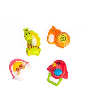 Kit de Sonajeros para Bebés Set X4 Surtidos