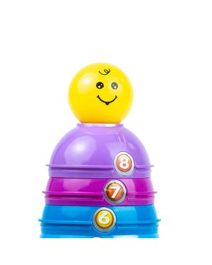 Set de Tazas Apilables para Bebés con Sonajero Incluido 10 Piezas