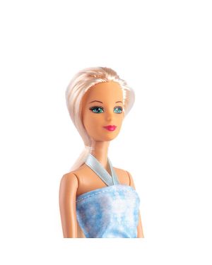 Muñeca Bonnie Pink con Vestido de Copos de Nieve