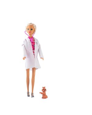 Muñeca Bonnie Pink Veterinaria con Accesorios y Mascota