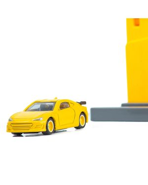 Parqueadero y Pista con Catapulta de 2 Niveles Amarillo