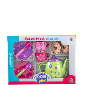 Set de Juego de Té Infantil Juguete de Imitación para Niñas