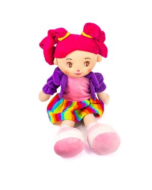 Muñeca de Trapo Bordada 51 Cm para Niñas