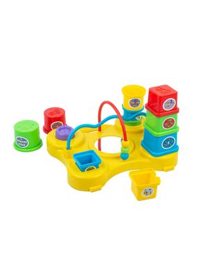 Tablero Didáctico Montessori con Actividades Sensoriales
