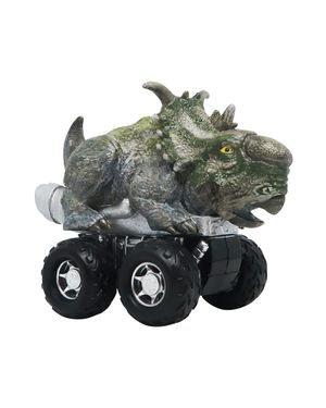 Carro Dinosaurio Pachyrhinosaurus Jurassic World Gris-Pull back -5 cm