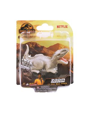 Carro Dinosaurio Indominus Rex Jurassic World Cafe-Pull back -5 cm