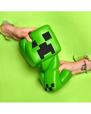 Muñeco Squishy Minecraft Creeper Mighty 23 cm Antiestrés Detallado Coleccionable