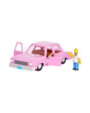 Set Coleccionable Los Simpsons Homero 2.5" con Vehículo a Escala