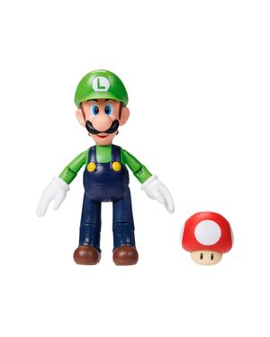 Figura Coleccionable Luigi 4" Serie 43 Mario Bros Oficial Nintendo