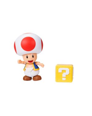 Figura Coleccionable Toad 4" Serie 43 Mario Bros Oficial Nintendo
