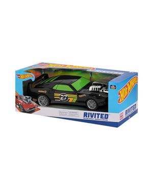 Carro a Friccion Rivited Negro Hot Wheels