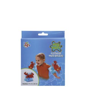 Flotadores para Brazos Crab Pool Party Toy Logic