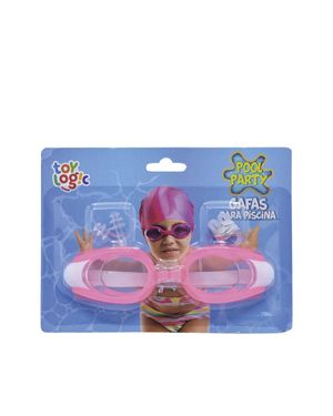 Gafas Piscina para Niños Pool Party Color Rosado Toy Logic