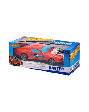 Carro a Friccion Rivited Rojo Hot Wheels