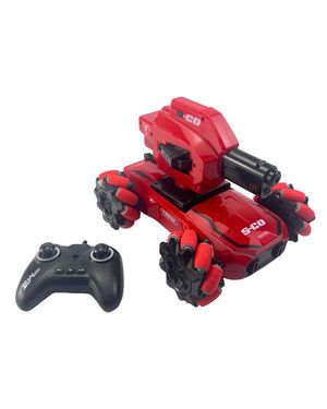 Carro Control Remoto con Lanzador Skid Shooter Toy Logic Rojo